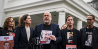 Jonathan Dekel-Chen, father of Sagui Dekel-Chen speaks at the White House