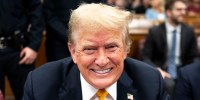 Donald Trump smiles