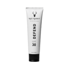 Mad Rabbit Defend Tattoo Sunscreen, SPF 30, Anti-Aging, 3.4 oz.